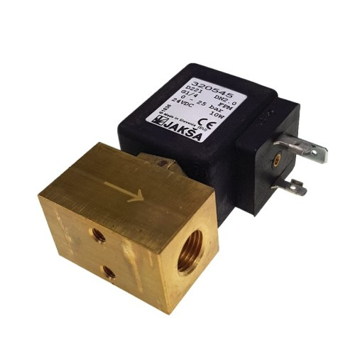 Elektrozawór Jaksa D221 0-25bar G1/4'' FPM 24V DC (320545)