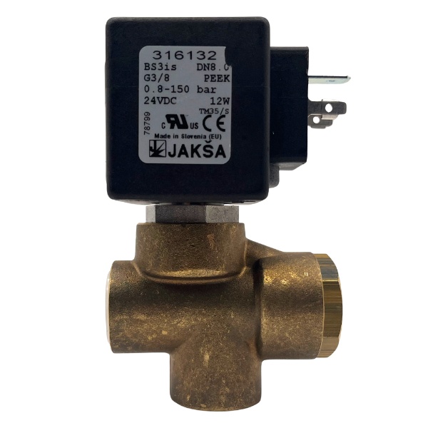 ELEKTROZAWÓR JAKŠA BS3IS G3/8" PEEK 24 V DC (316132)