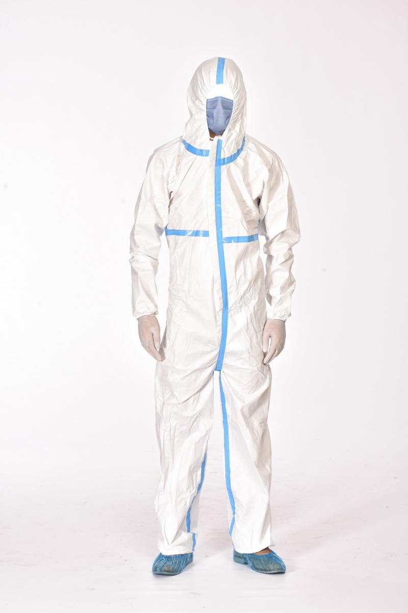 JEDNORAZOWY KOMBINEZON OCHRONNY KAT. III TYP 5B-6B EN14126