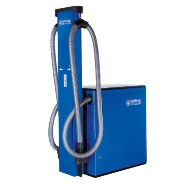 SAMOOBSŁUGOWY STACJONARNY ODKURZACZ PRZEMYSŁOWY NILFISK TANDEM